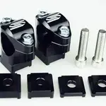 Pontets de guidon SCAR Ø28.6mm +35 à 50mm pour té de fourche origine KTM/HVA/BETA/SHERCO