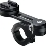 Pack complet SP-CONNECT Moto Bundle fixé sur guidon iPhone 11 Pro Max