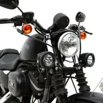 Support éclairage DENALI tubes de fourche Ø39-49mm noir