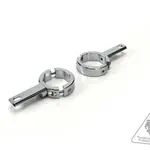 Support éclairage DENALI tubes de fourche Ø39-49mm chrome