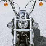 Support éclairage DENALI tubes de fourche Ø39-49mm chrome