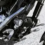 Support éclairage DENALI Ø32-38mm noir