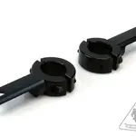 Support éclairage DENALI cadre et crash bars 21-29mm noir