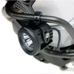 Support éclairage DENALI cadre et crash bars 21-29mm noir