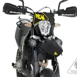 Support éclairage DENALI fourches inversé Ø50-60mm noir