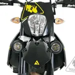 Support éclairage DENALI fourches inversé Ø50-60mm noir