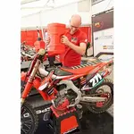 Bidon polisport prooctane 10l remplissage rapide rouge + melangeur 100ml