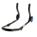 Béquille avant BIHR Home Track fixe noir mat roues bleu