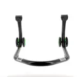 Béquille arrière BIHR Home Track supports en &quot;V&quot; noir mat roues vert