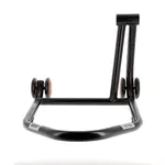 Béquille monobras droite BIHR Home Track noir mat roues orange