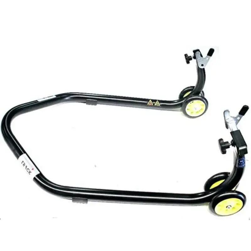 Béquille basse BIHR Home Track supports en "V" noir mat moto lourdes