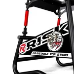 Lève moto RISK RACING A.T.S. inclinaison réglable avec plaque aimantée