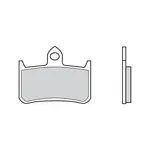 PLAQUETTES FREIN BREMBO TYPE 07HO28 SR METAL FRITTE - SPORT