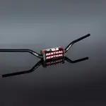 Guidon Ø36mm sans barre RENTHAL R-Works Fatbar®36 Villopoto/Stewart noir/mousse noire