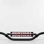 Guidon Ø22,2mm avec barre RENTHAL Classic Mini MX noir/mousse noire