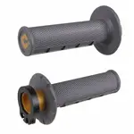 Revêtements ODI MX V2 Lock-On semi-gauffré gris