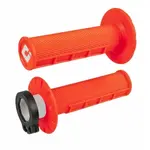 Revêtements ODI MX V2 Lock-On semi-gauffré orange fluo