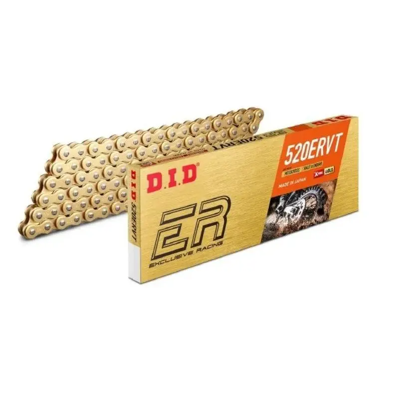 Chaîne de transmission D.I.D 520 ERVT or/or 118 maillons