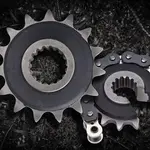 Pignon PBR RSS 15 dents acier anti-bruit pas 520 type 2119