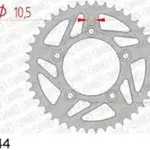 Couronne AFAM 39 dents acier standard pas 520 type 50613