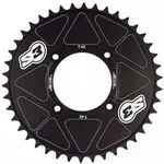 Couronne pleine S3 Laser FIM 38 dents alu ultra-light anodisé dur pas 520 type CH-850 noir