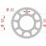 Couronne AFAM 59 dents acier standard pas 420 type 41100