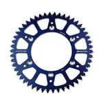 Couronne SCAR 50 dents alu ultra-light anti-boue pas 428 type SRS520 bleu