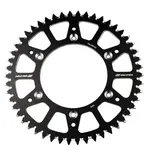 Couronne SCAR 48 dents alu ultra-light anti-boue pas 520 type SRS430 noir