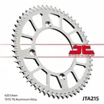Couronne JT SPROCKETS type 215 aluminium rouge