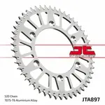 Couronne JT SPROCKETS type 897 aluminium ultra-light anti-boue
