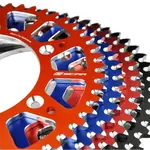 Couronne SCAR 48 dents alu ultra-light anti-boue pas 520 type SRS530 noir