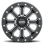 Jante ITP Velocity 14x7 4x137 6+1 (+50mm) noir mat/poli