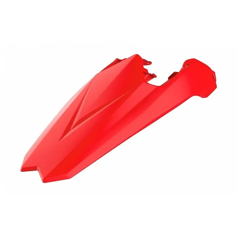 Garde-boue arrière + plaques latérales POLISPORT rouge Beta RR