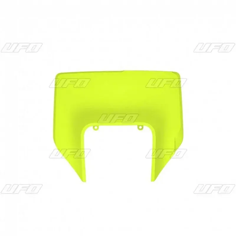 Plaque numéro frontale UFO jaune fluo Husqvarna FE/TE