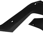 Ouies de radiateur POLISPORT noir Kawasaki KX125/250