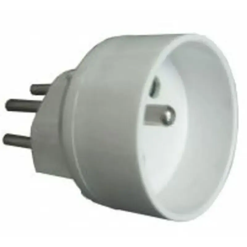 Adaptateur France/Suisse Femelle/Male 3 poles