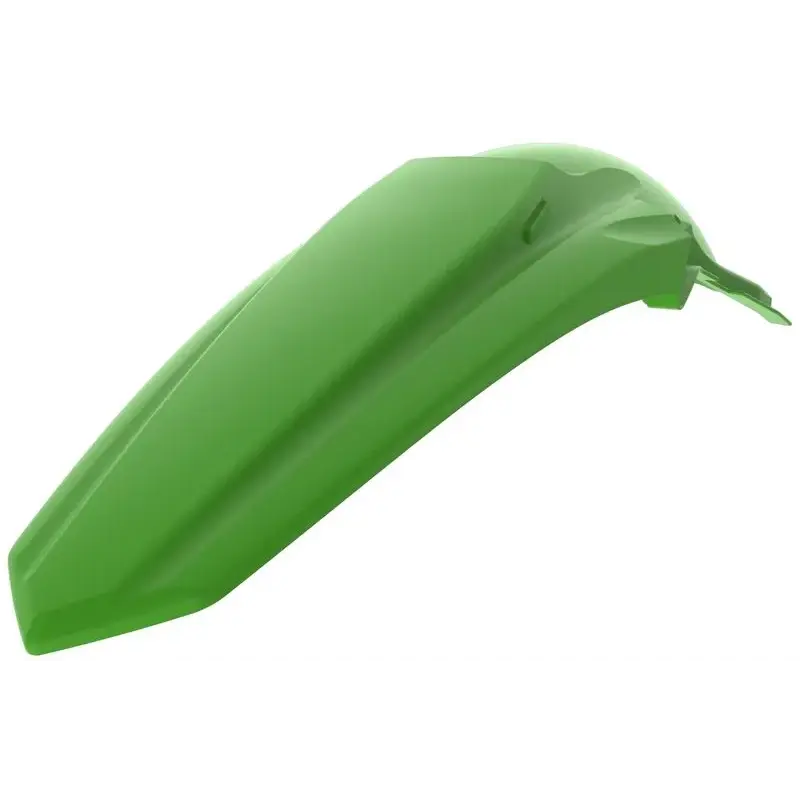 Garde-boue arrière POLISPORT Restylé vert Kawasaki KX125/250