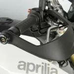 Embouts de guidon R&amp;G RACING noir Aprilia Dorsoduro 750