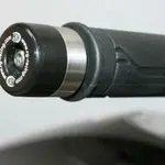 Embouts de guidon R&amp;G RACING noir SUZUKI, HONDA, YAMAHA