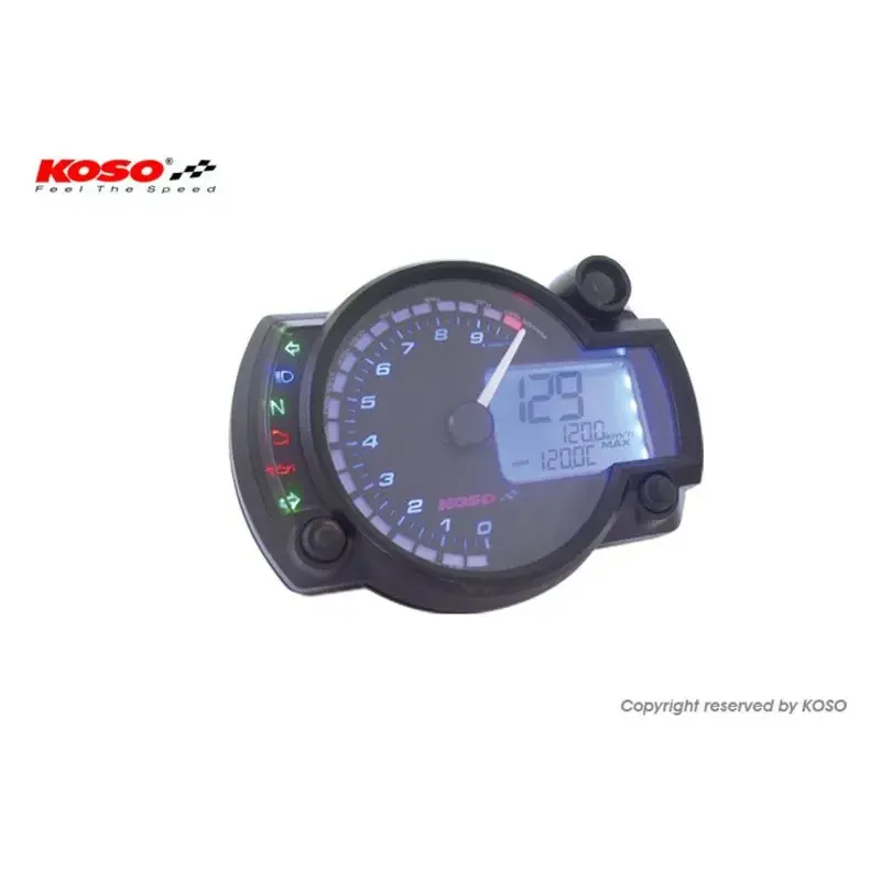 Compteur digital mutlifonctions Koso RX2N+ GP Style universel