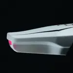 Eclairage de plaque LED LIGHTECH Python couvercle noir entraxe 26mm