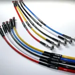 Durite de frein avant VENHILL noir/raccord inox Honda CRF250R/450R