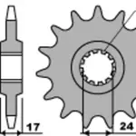 Pignon 15 dents PBR chaîne 530 Honda CBR600F