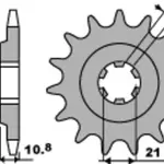 Pignon PBR 15 dents acier pas 530 type 331 Honda CB750