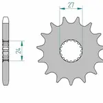 Pignon AFAM 18 dents acier type 22900 pas 530 SUZUKI GSX-R 1000