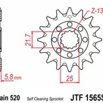 Pignon JT SPROCKETS 13 dents acier anti-boue pas 520 type 1565SC Kawasaki
