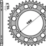Couronne PBR 42 dents acier standard pas 525 type 4613
