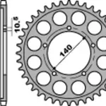 Couronne PBR 42 dents acier standard pas 530 type 4409
