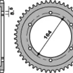 Couronne PBR 42 dents acier standard pas 530 type 841