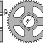Couronne PBR 42 dents acier standard pas 428 type 810